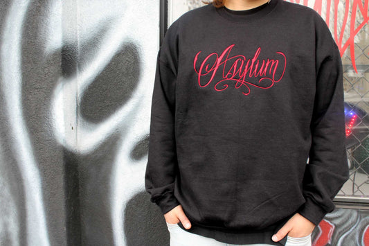 *Black and Red Asylum Crewnecks