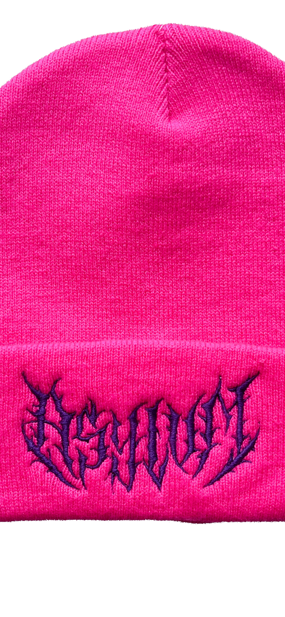 Beanie- Gothic Pink and Purple